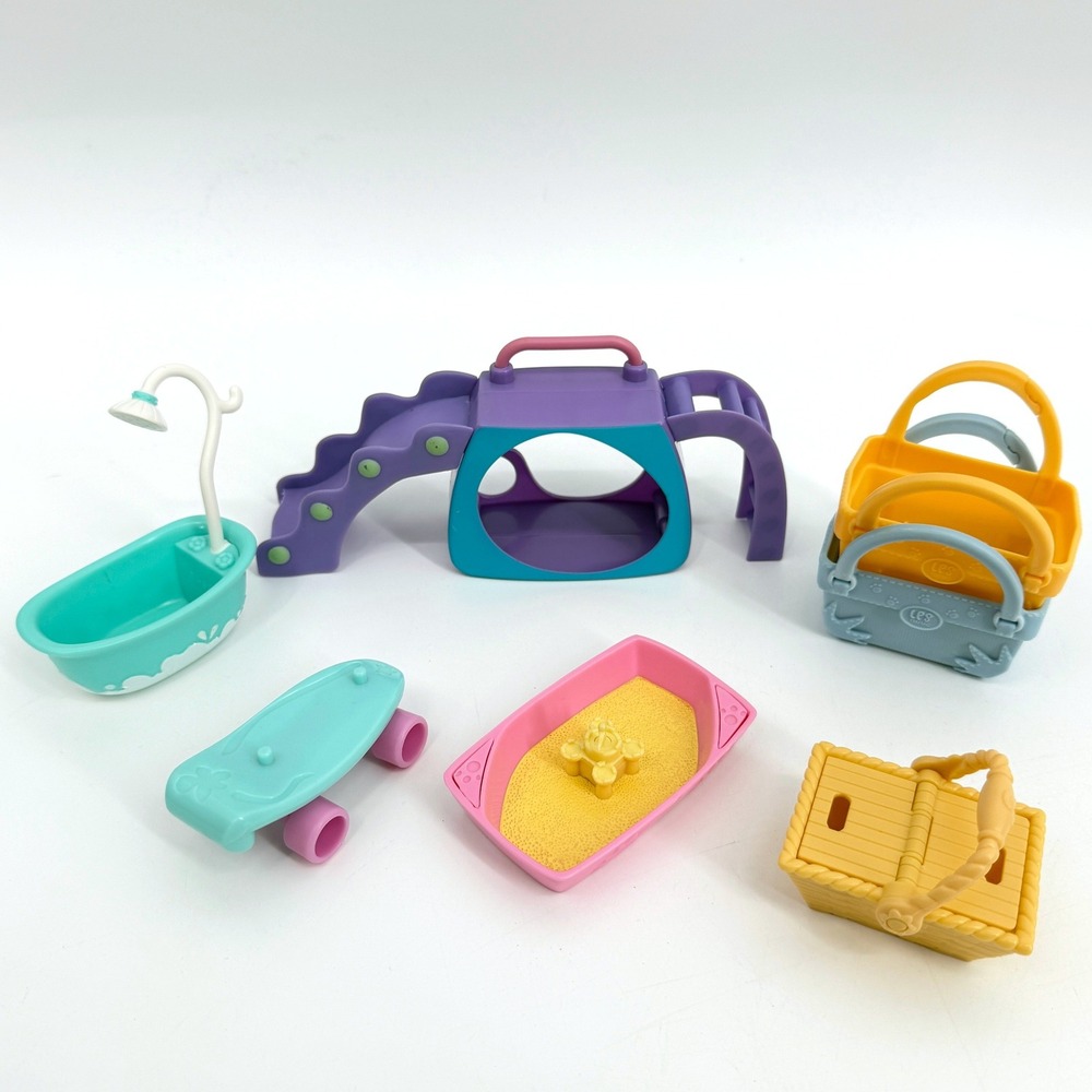Littlest Pet Shop LPS Accessories Furniture Lot 2000s
